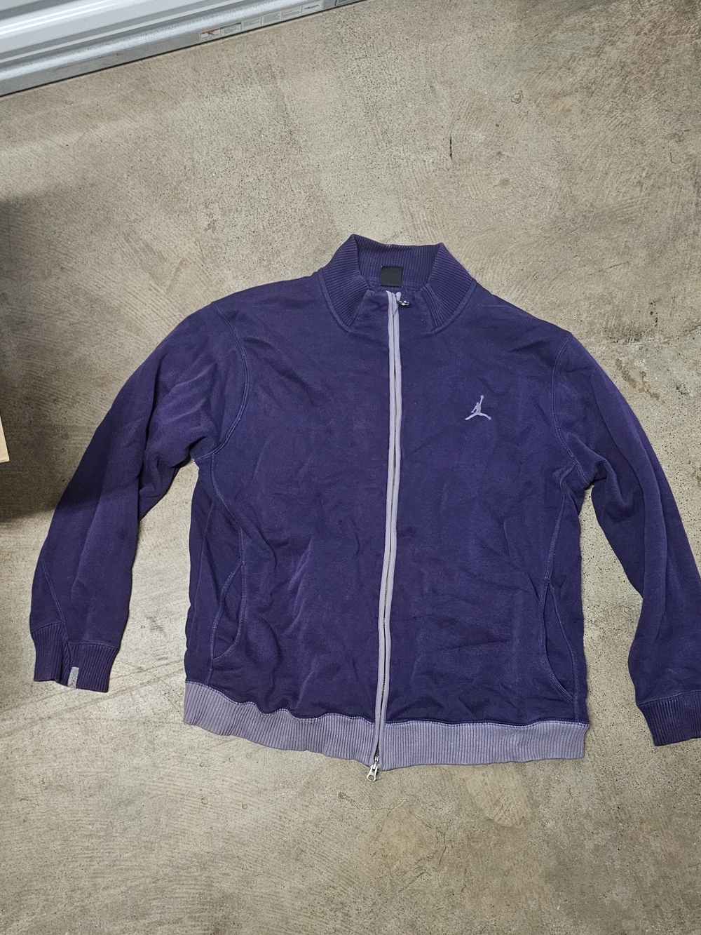 Jordan Purple Full-Zip Track Jacket 3x Mens